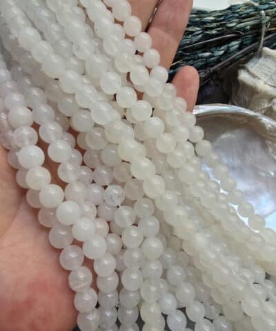 8 MM Küre Ay Ceyt Kuvars Taşı