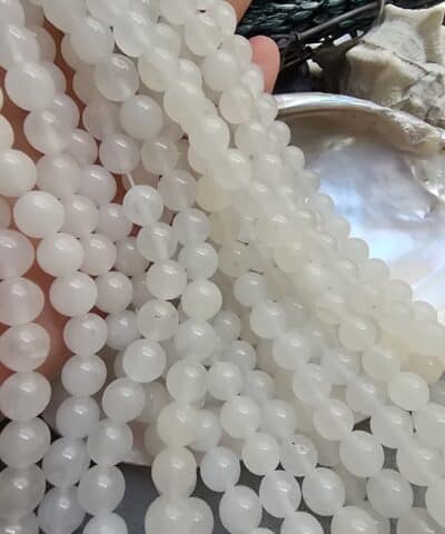 8 MM Küre Ay Ceyt Kuvars Taşı