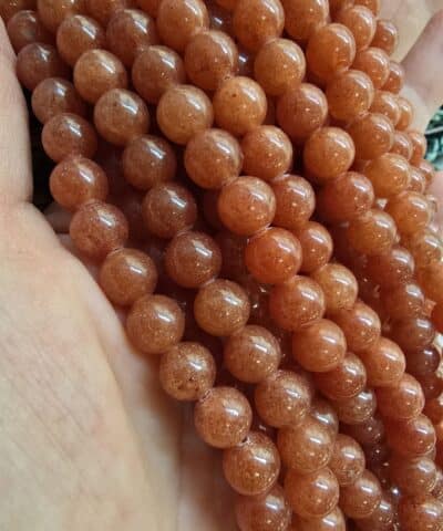 8 MM Küre Karnelyan Ceyt Kuvars Taşı