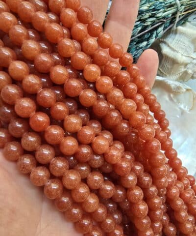 8 MM Küre Karnelyan Ceyt Kuvars Taşı