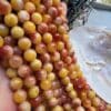 8 MM Küre Kızıl Sitrin Ceyt Kuvars Taşı