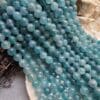 8 MM Küre Koyu Akua Ceyt Kuvars Taşı