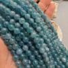 8 MM Küre Koyu Akua Ceyt Kuvars Taşı