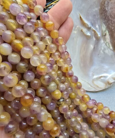 8 MM Küre Koyu Ametrin Ceyt Kuvars Taşı