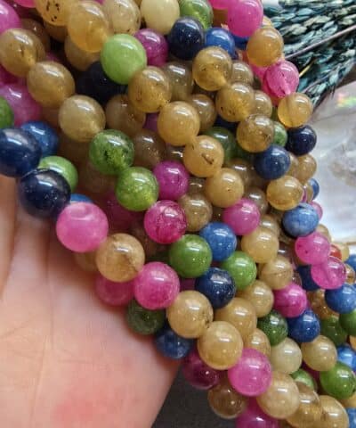 8 MM Küre Koyu Turmalin Ceyt Kuvars Taşı