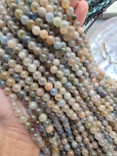 8 MM Küre Labradorit Ceyt Kuvars Taşı