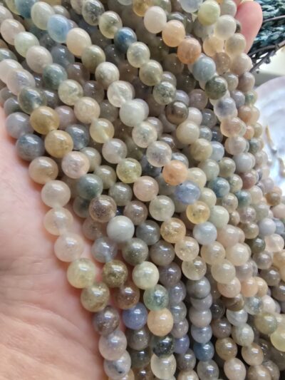 8 MM Küre Labradorit Ceyt Kuvars Taşı