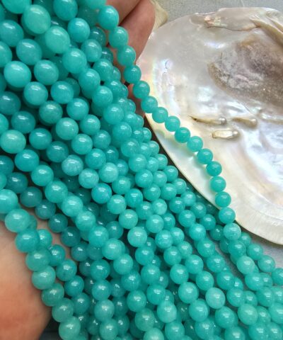 8 MM Küre Larimar Ceyt Kuvars Taşı