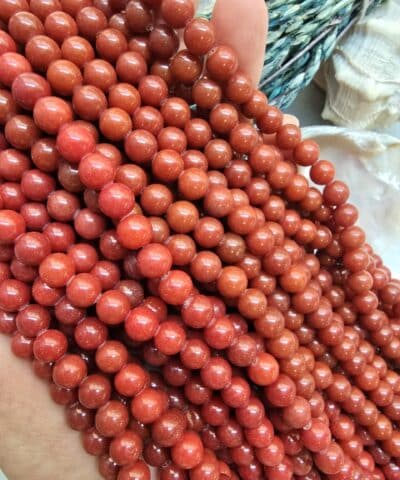 8 MM Küre Mat Karnelyan Ceyt Kuvars Taşı