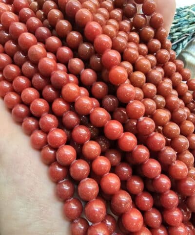 8 MM Küre Mat Karnelyan Ceyt Kuvars Taşı