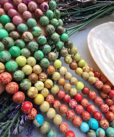 8 MM Küre Mix Varasit Taşı Dizi AAA