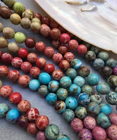 8 MM Küre Mix Varasit Taşı Dizi AAA