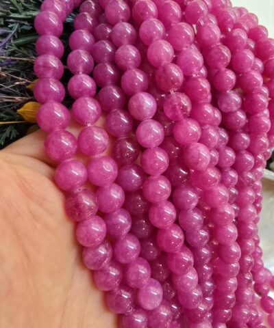 8 MM Küre Mor Ceyt Kuvars Taşı