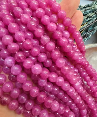 8 MM Küre Mor Ceyt Kuvars Taşı