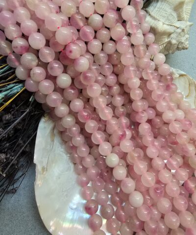 8 MM Küre Pembe Ceyt Kuvars Taşı
