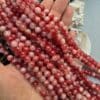 8 MM Küre Rodokrozit Ceyt Kuvars Taşı