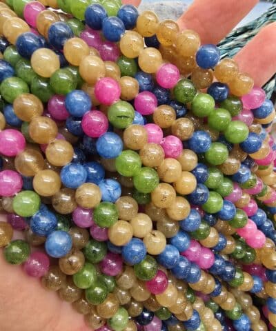 8 MM Küre Turmalin Ceyt Kuvars Taşı