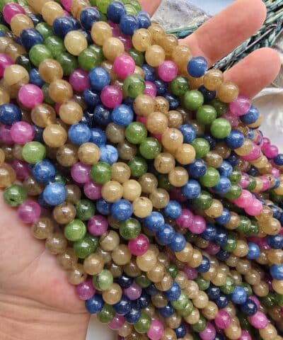 8 MM Küre Turmalin Ceyt Kuvars Taşı