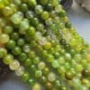 8 MM Küre Yosun Yeşili Damarlı Akik Taşı