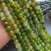 8 MM Küre Yosun Yeşili Damarlı Akik Taşı