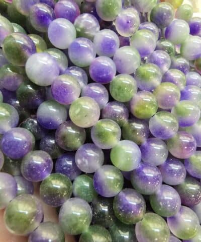 8 MM Küre Yosunlu Ametist Ceyt Kuvars Taşı