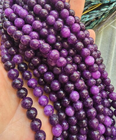 8 MM Lepidolit Renkli Kuvars Taşı