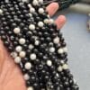 8 MM Siyah Beyaz Dalmaçya Jasper Taşı