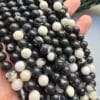 8 MM Siyah Beyaz Dalmaçya Jasper Taşı