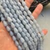 8X12 MM Damla Akuamarin Renkli Kuvars Taşı