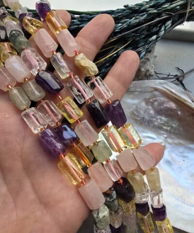 9x14 MM Silindir Çakra Doğal Taş