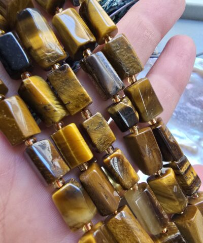 9x14 MM Silindir Kaplan Gözü Taşı