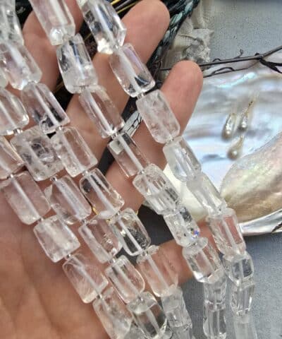 9x14 MM Silindir Kristal Kuvars Taşı