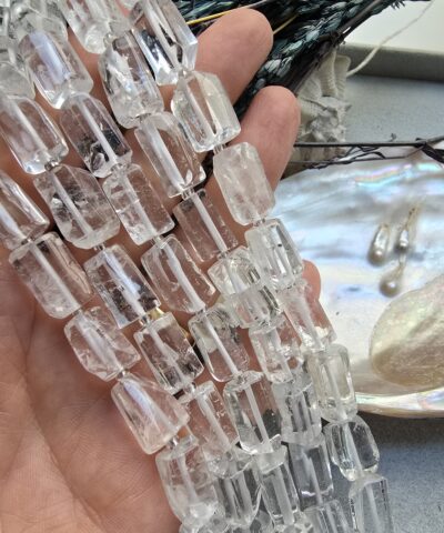 9x14 MM Silindir Kristal Kuvars Taşı