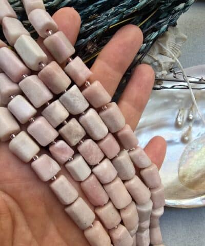 9x14 MM Silindir Kunzit Taşı