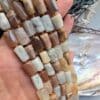9x14 MM Silindir Mix Ay Taşı Güneş Taşı