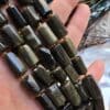 9x14 MM Silindir Obsidyen Taşı