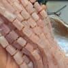 9x14 MM Silindir Pembe Kuvars Taşı