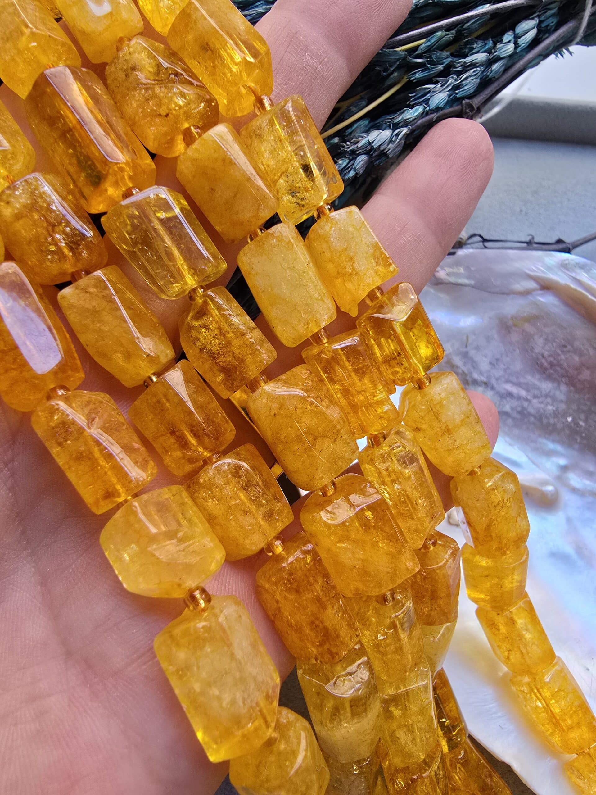 9x14 MM Silindir Sitrin Taşı