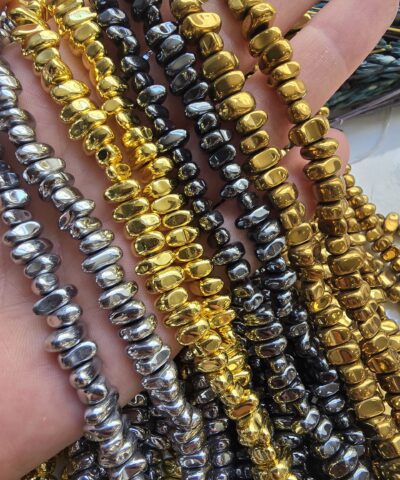 Kırık Şekilli Hematit Doğal Taş 6 -7 MM