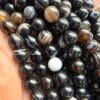 AAA 8 MM Siyah Madagaskar Akik Taşı
