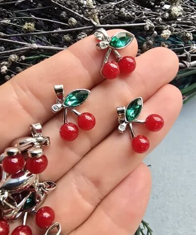 Kiraz Kolye Ve Bileklik Charm 512