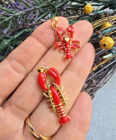 Mineli Kırmızı Istakoz Charm