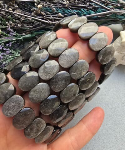 Obsidyen Dogal Tas Bileklik