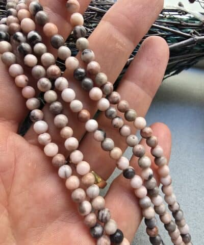 Pembe Jasper Doğal Taş Çeşitileri - 4 MM