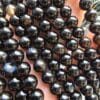 Siyah Akik Doğal Taş 8 MM