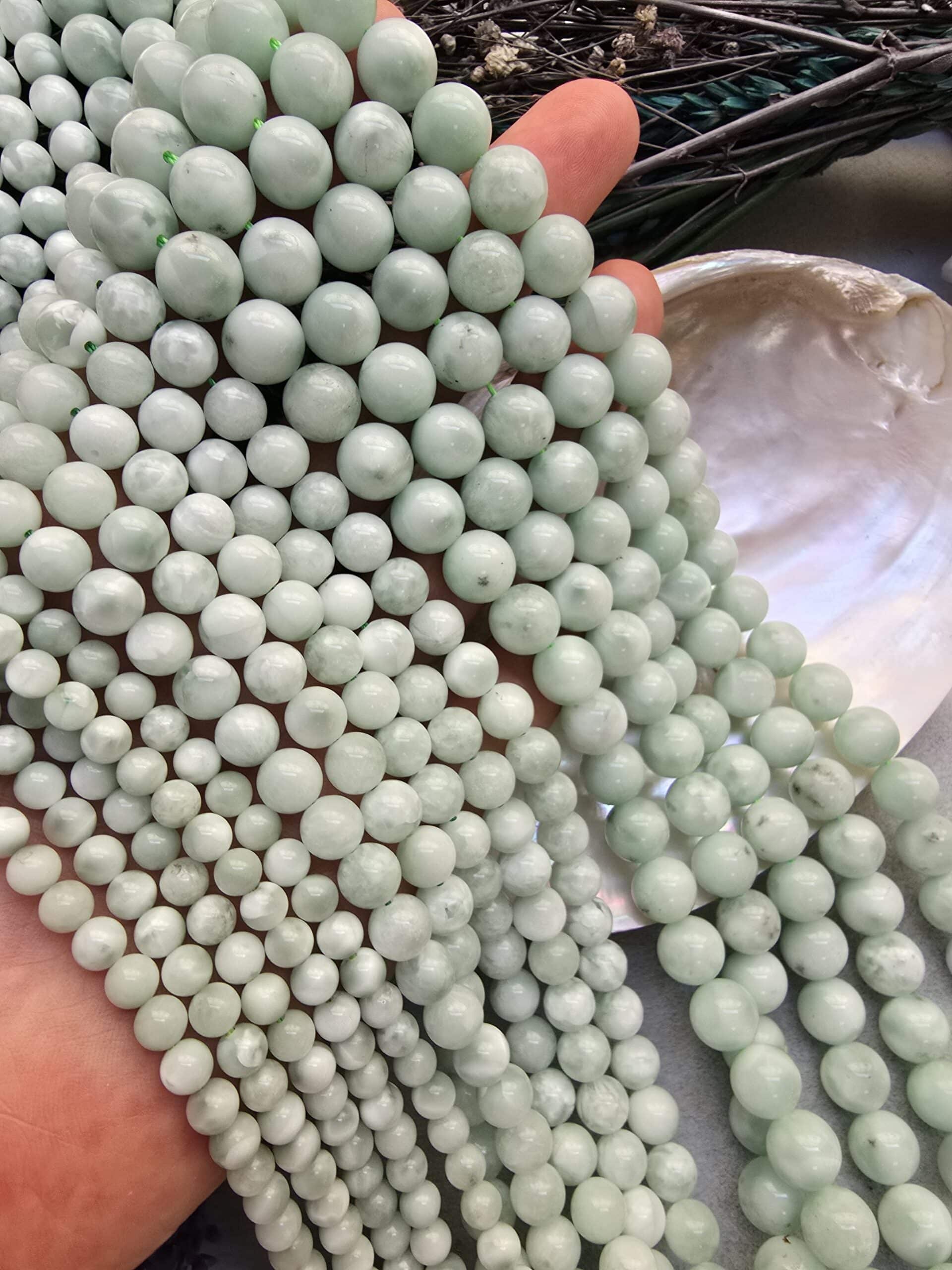 Yeşil Angelite Doğal Taş Dizi