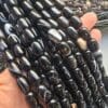 10x14 MM Arpa Siyah Göz Akik Taşı