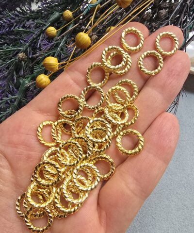 12 MM Simit Şekilli Takı Ara Malzemesi