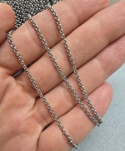 2 Mm Doc Celik Taki Zinciri Gumus