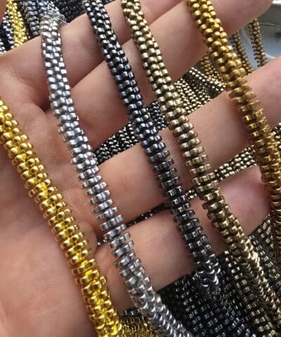 6x2 MM Papatya Hematit Doğal Taş